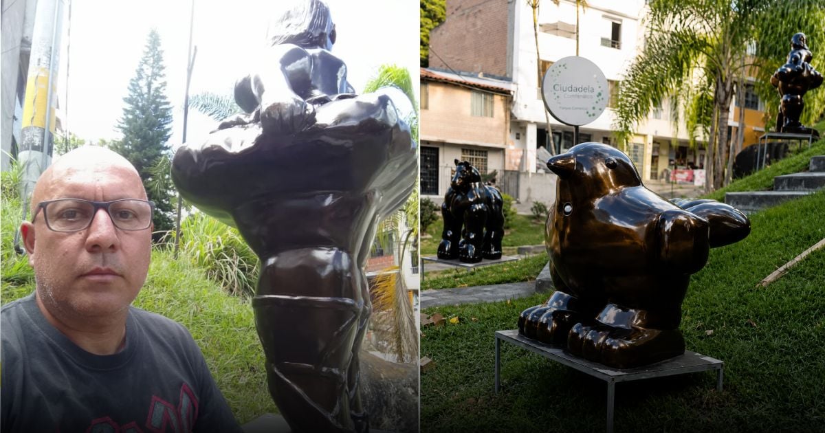 El paisa que pasó de pintar vallas publicitarias a crear una colección de esculturas de Botero en icopor El paisa que pasó de pintar vallas publicitarias a crear una colección de esculturas de Botero en icopor