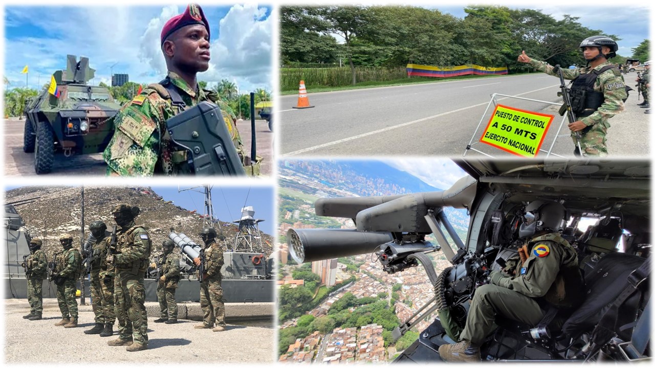 Fuerza pública despliega tropas, patrullajes mixtos y tiradores de alta precisión en Santa Marta