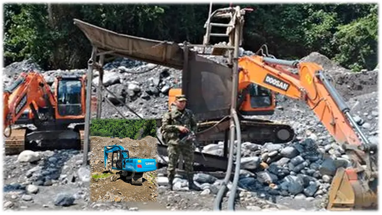 Golpe a la minería ilegal en Nariño: Ejército inhabilita tres estructuras para la extracción de oro Golpe a la minería ilegal en Nariño: Ejército inhabilita tres estructuras para la extracción de oro
