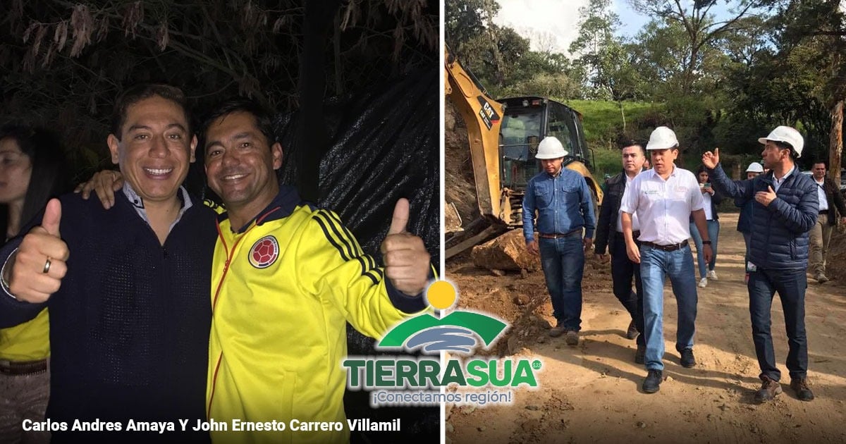La empresa TierraSua con la que el gobernador Carlos Amaya y un alfil político manejan contratos en Boyacá La empresa TierraSua con la que el gobernador Carlos Amaya y un alfil político manejan contratos en Boyacá