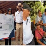 Abelardo de la Espriella entrega su primer sueldo a dos hogares geriátricos de Quimbaya