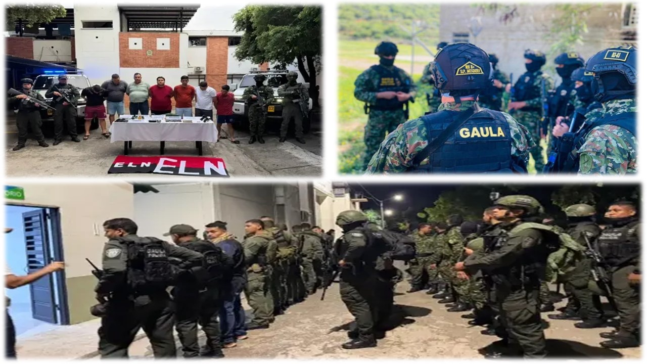 Nueve capturados en Cesar durante operación contra una presunta red vinculada al ELN Nueve capturados en Cesar durante operación contra una presunta red vinculada al ELN
