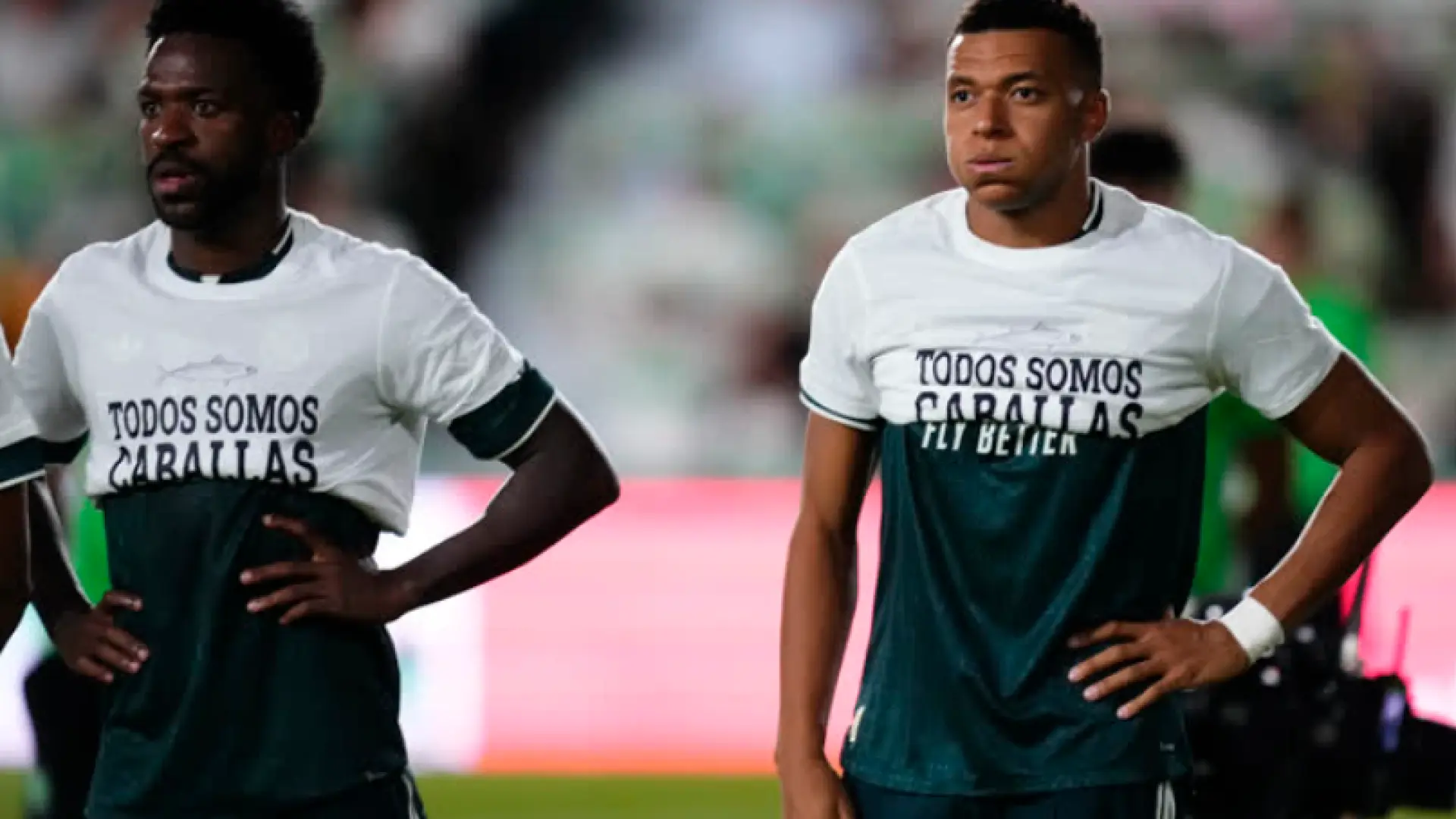 Qué es el movimiento ‘Todos somos caballas’ que Vinicius y Mbappé decidieron ocultar de sus camisetas Qué es el movimiento ‘Todos somos caballas’ que Vinicius y Mbappé decidieron ocultar de sus camisetas