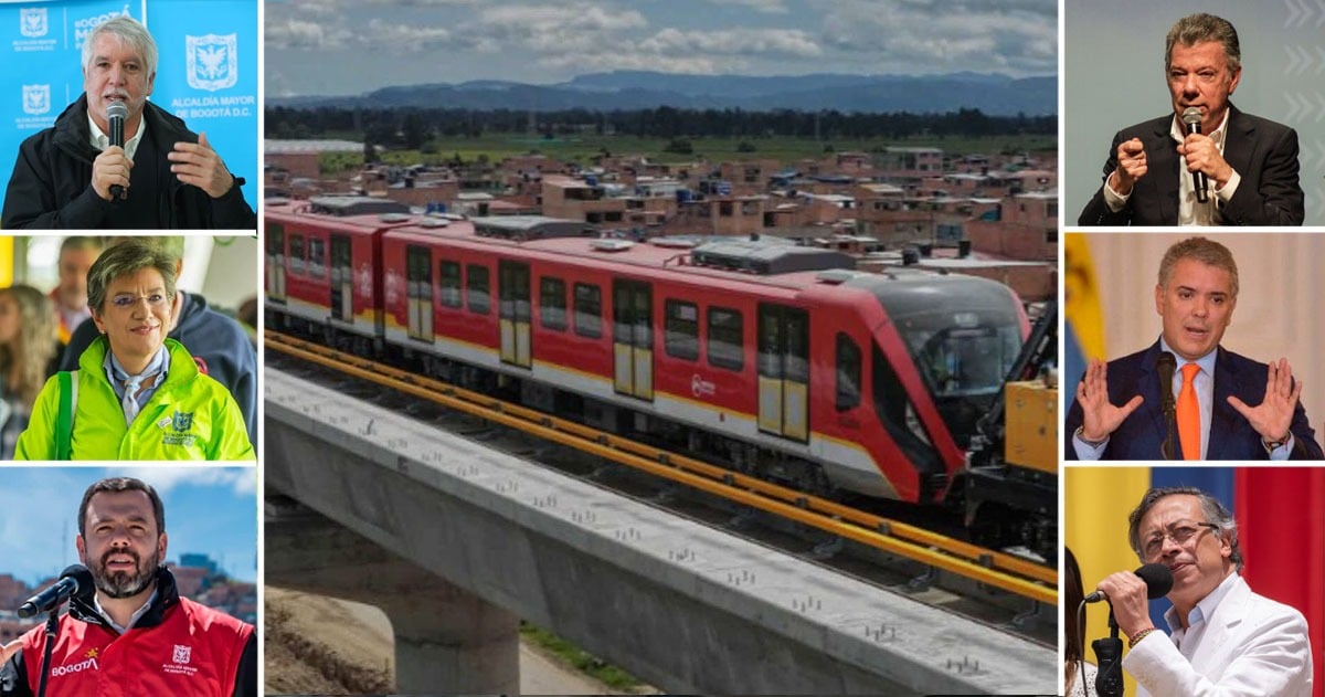Que hicieron y que dejaron de hacer los 3 presidentes y 4 últimos Alcaldes de Bogotá por el Metro Que hicieron y que dejaron de hacer los 3 presidentes y 4 últimos Alcaldes de Bogotá por el Metro