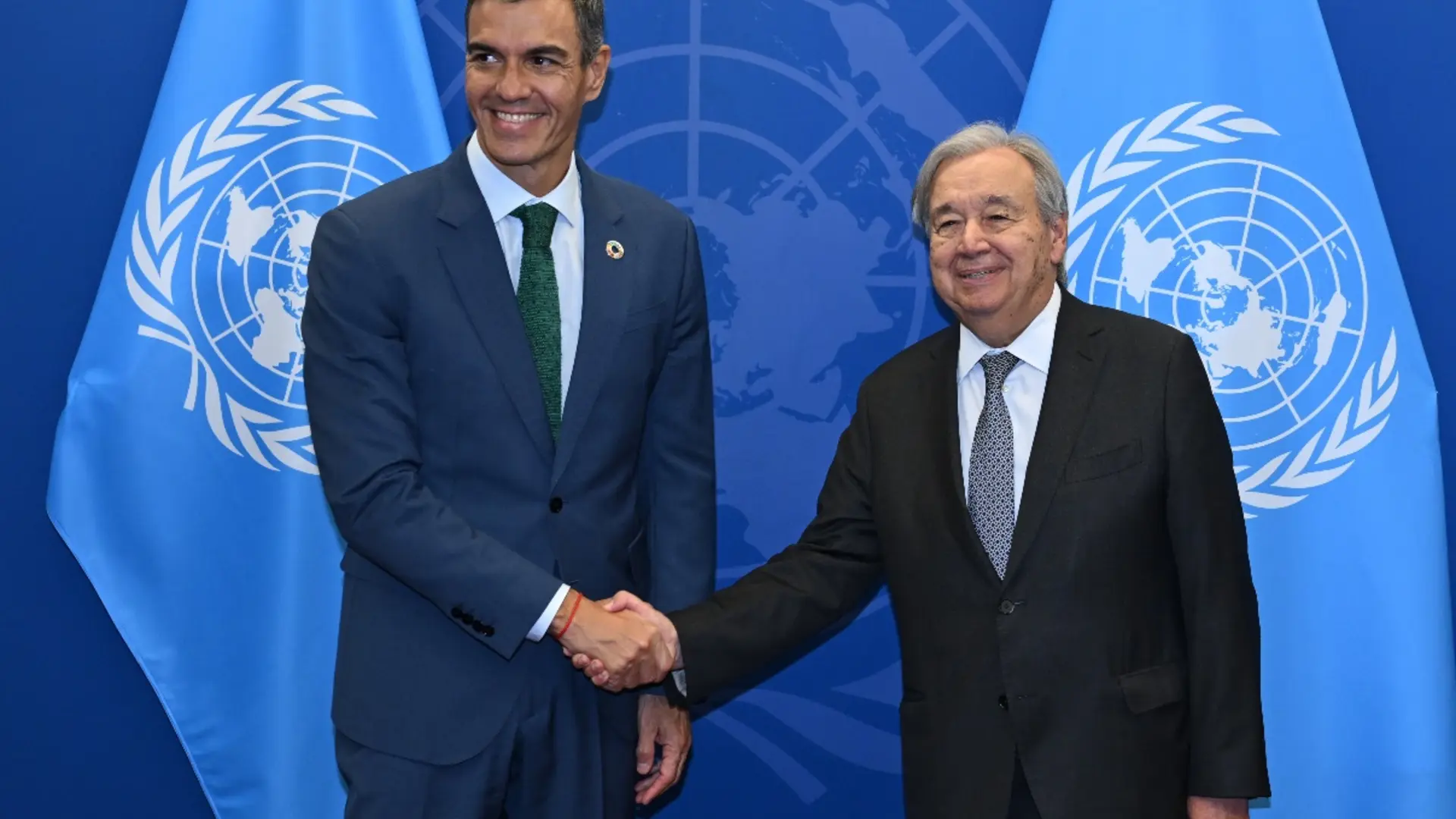 Sánchez abre su agenda en la ONU con Guterres y reivindica el multilateralismo ante la fragmentación global Sánchez abre su agenda en la ONU con Guterres y reivindica el multilateralismo ante la fragmentación global