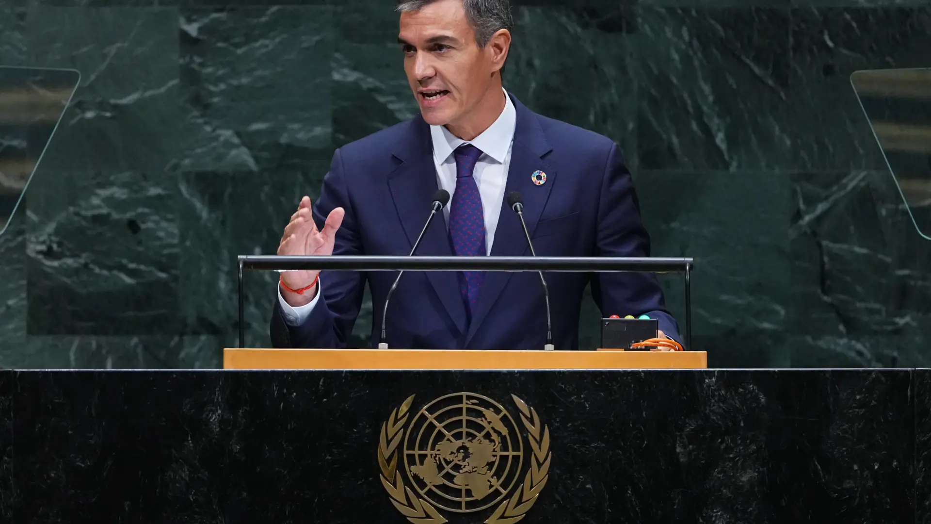 Sánchez ataca a las «fuerzas reaccionarias», pide una mujer latinoamericana al frente de la ONU y defiende la españolidad de Ceuta