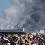 Se estrella un avión de combate en una exhibición aérea en Grecia Se estrella un avión de combate en una exhibición aérea en Grecia
