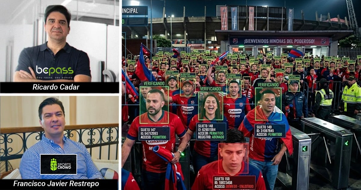 Son brasileros y colombianos quienes montaron la identificación facial que se estrenó en el estadio Atanasio Girardot Son brasileros y colombianos quienes montaron la identificación facial que se estrenó en el estadio Atanasio Girardot