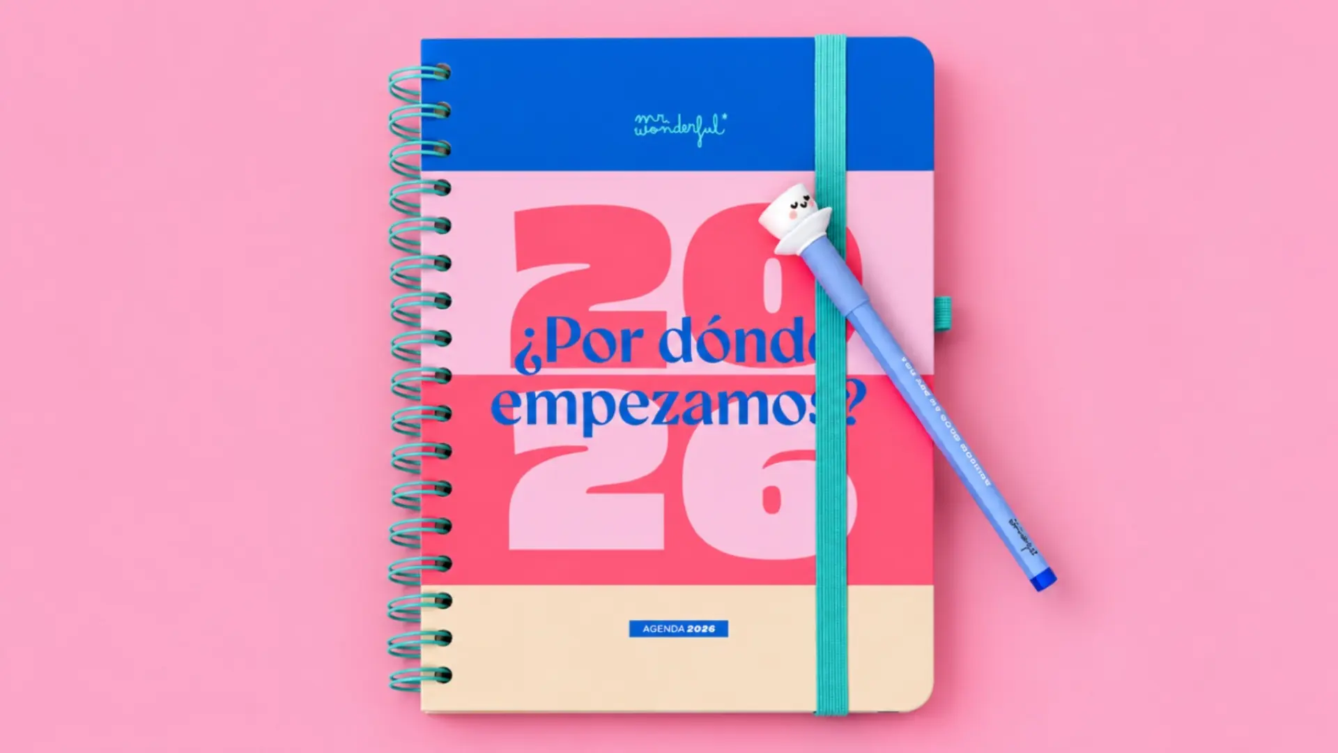 Todo anotado y bajo control en la vuelta a la rutina con la agenda anual de Mr.Wonderful