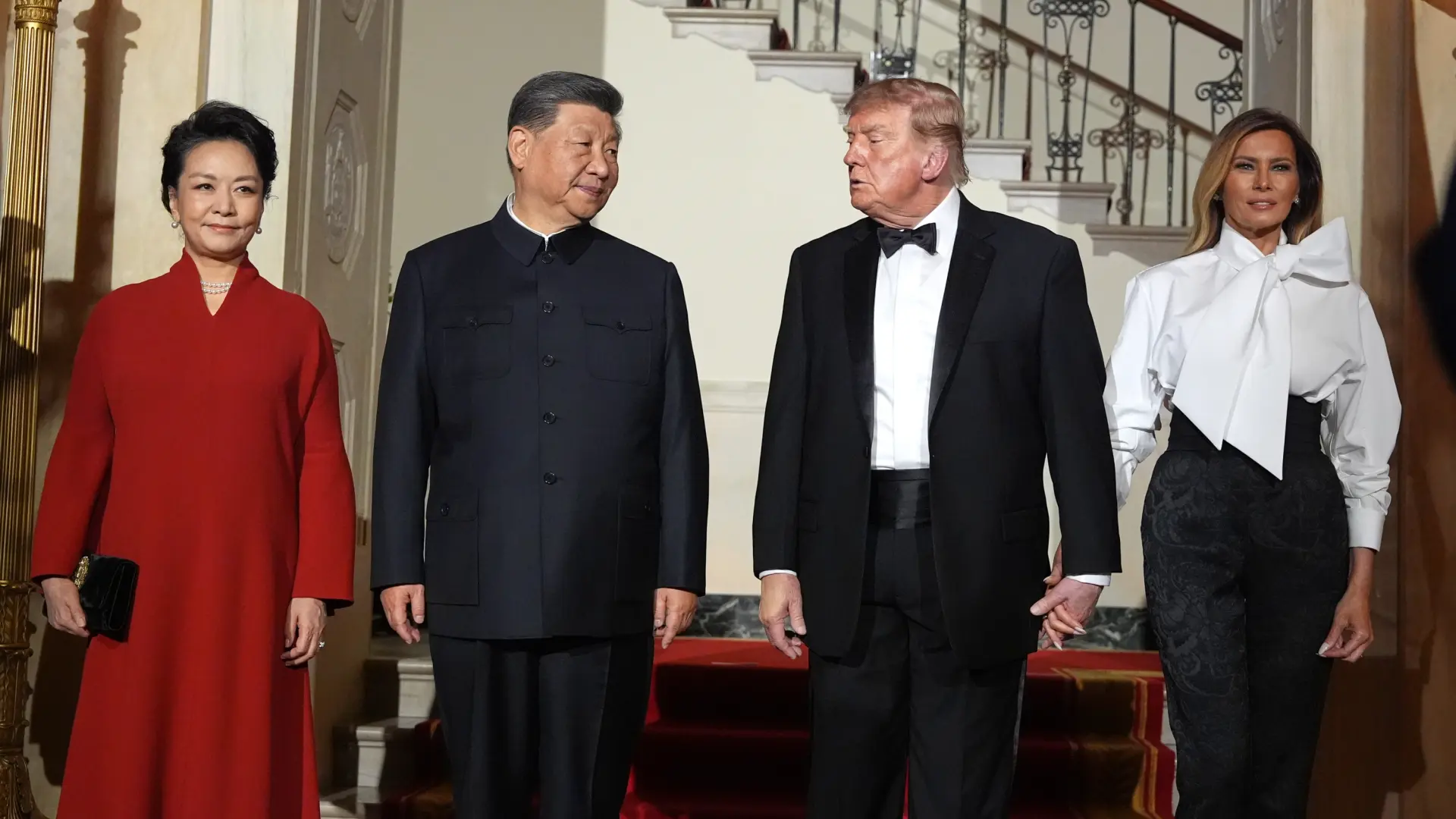 Trump y Melania agasajan a Xi Jinping y Peng Liyuan con una cena de Estado en la Casa Blanca Trump y Melania agasajan a Xi Jinping y Peng Liyuan con una cena de Estado en la Casa Blanca