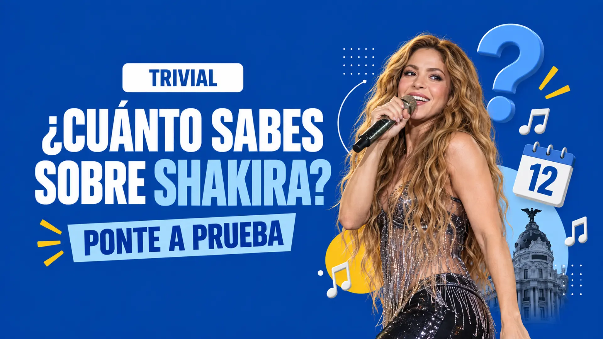 ¿Cuánto sabes de Shakira? Prepárate para sus conciertos en Madrid con este trivial de 10 preguntas ¿Cuánto sabes de Shakira? Prepárate para sus conciertos en Madrid con este trivial de 10 preguntas