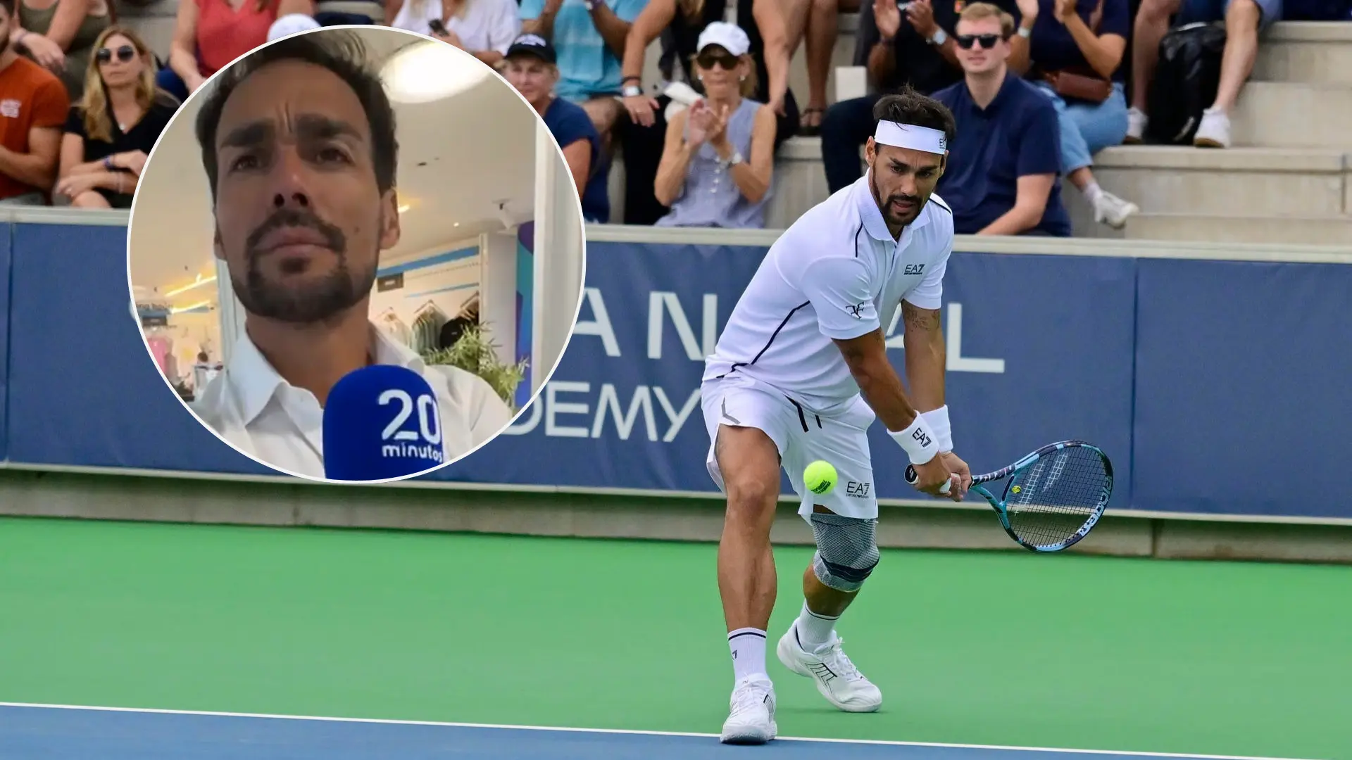 Fabio Fognini: "Ojalá Sinner vuelva pronto de su lesión, quiero ver más de sus batallas con Carlos Alcaraz"